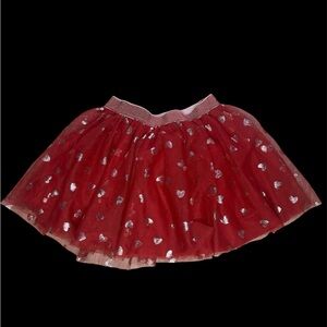 Girls Valentine Toule Skirt | size 4T